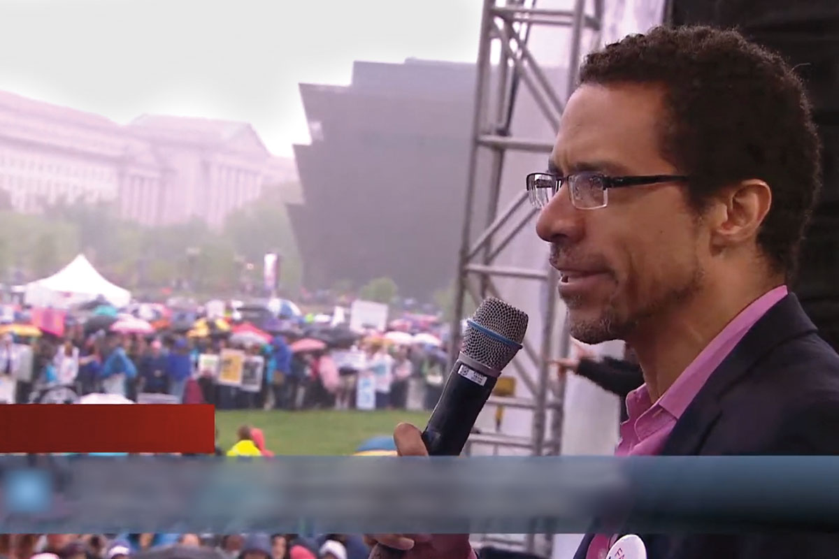 Jarvis at 2017 March for Science rally