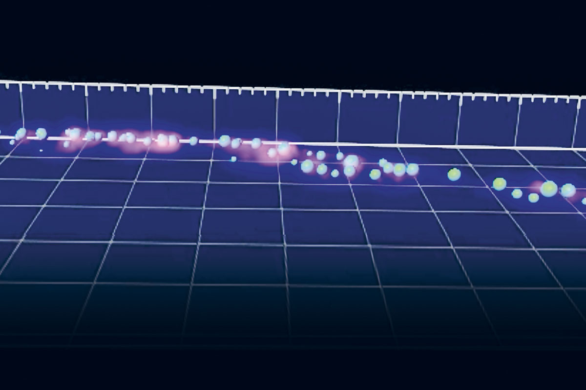 Neurons depicted by dots spread across a 2D diagram.