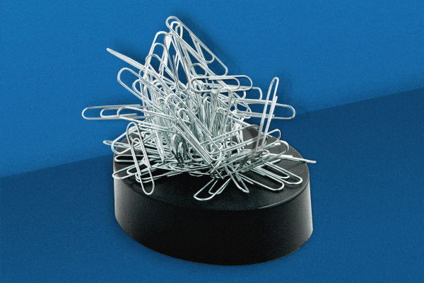 Paper clips. Photo/Animation credit TK.