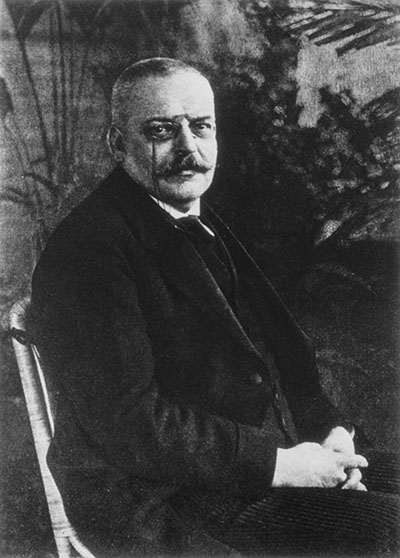 A portrait of Alois Alzheimer